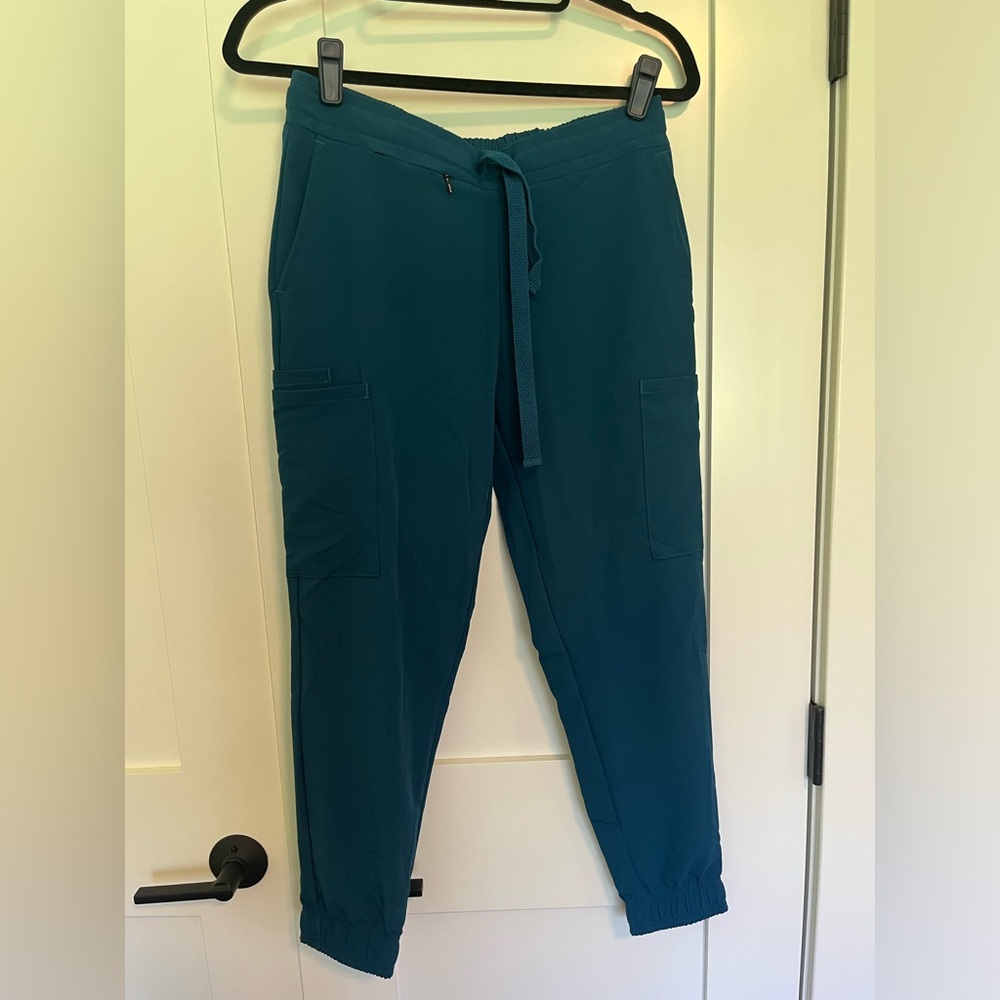 Brand New Medline ave Women's Jogger-Style Scrub Pants Caribbean Blue Size XS